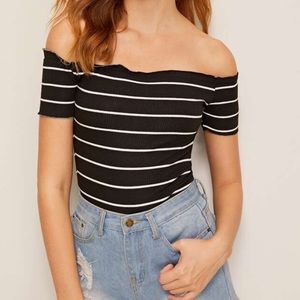 Shein off the shoulder top